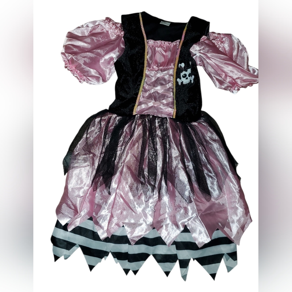 Pirate Costumes for Kids Sea Buccaneer Costume Pink Pirate Dress NWOT Size: M - Picture 7 of 12